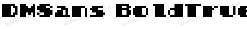 DMSans BoldTrueType字体转换